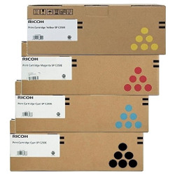 8 Pack Ricoh 407547-50 Genuine Toner Cartridges
