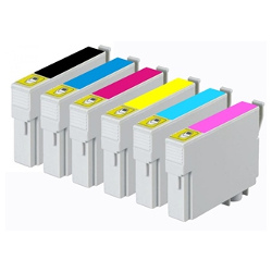 7 Pack Epson Compatible 81N Ink Cartridges (T1111-6)