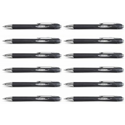 uni Jetstream SXN-210 Retractable Rollerball Pens - Black - Box of 12